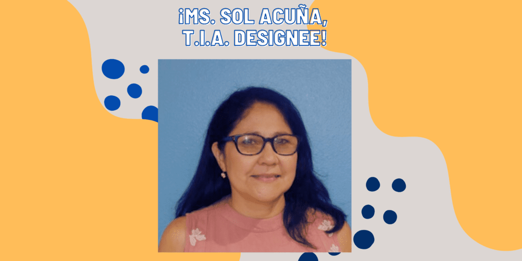 Ms. Sol Acuña, Designada de TIA